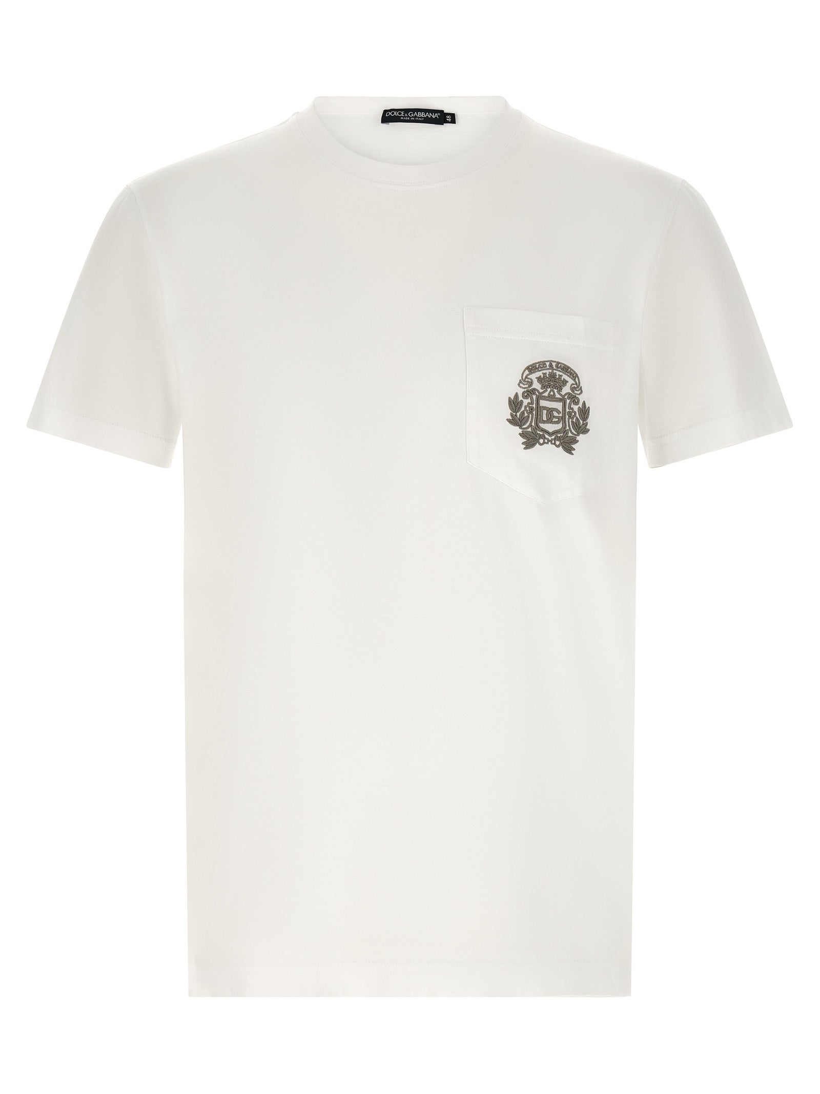 Logo-Embroidered Cotton T-Shirt — White