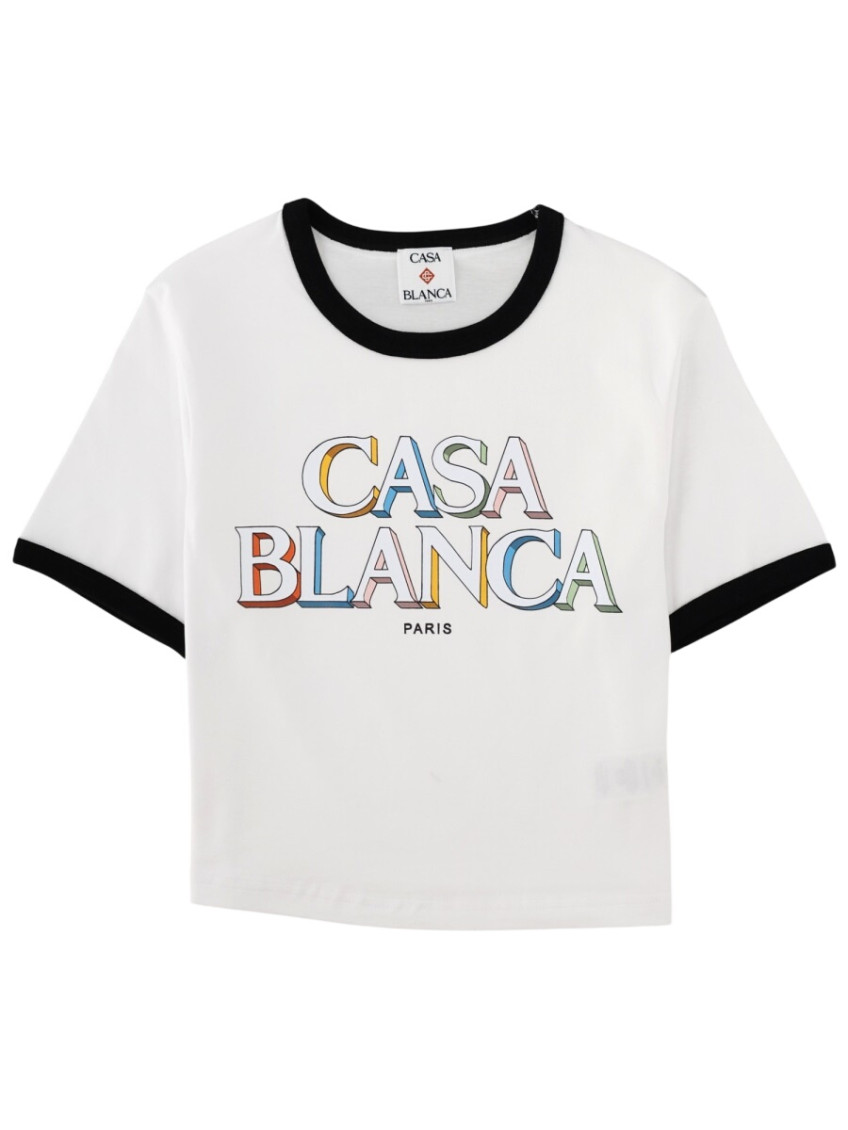 White Graphic Crew Neck T-Shirt