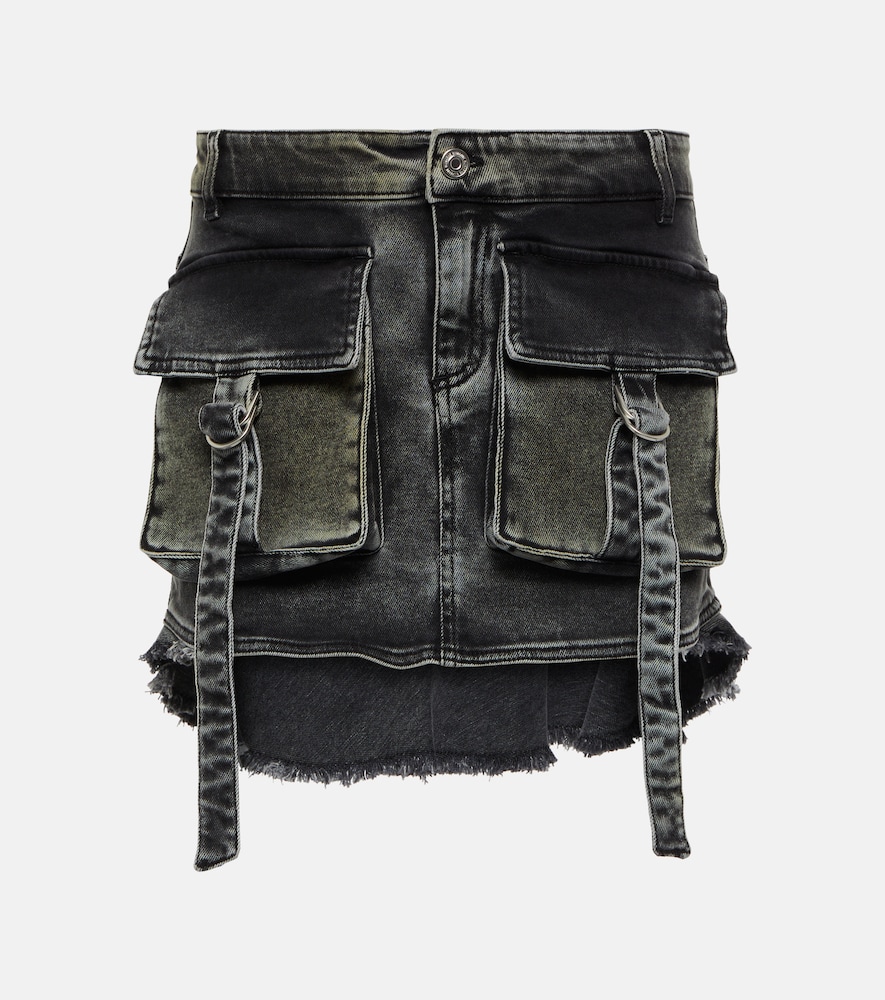 Denim miniskirt