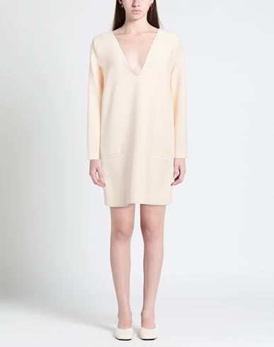 Woman Mini dress Ivory Size 00 Recycled polyester, Polyester, Viscose, Elastane