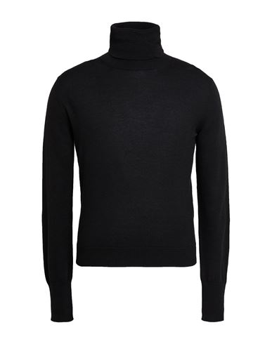 Amiri Man Turtleneck Black Size L Cotton, Cashmere, Silk