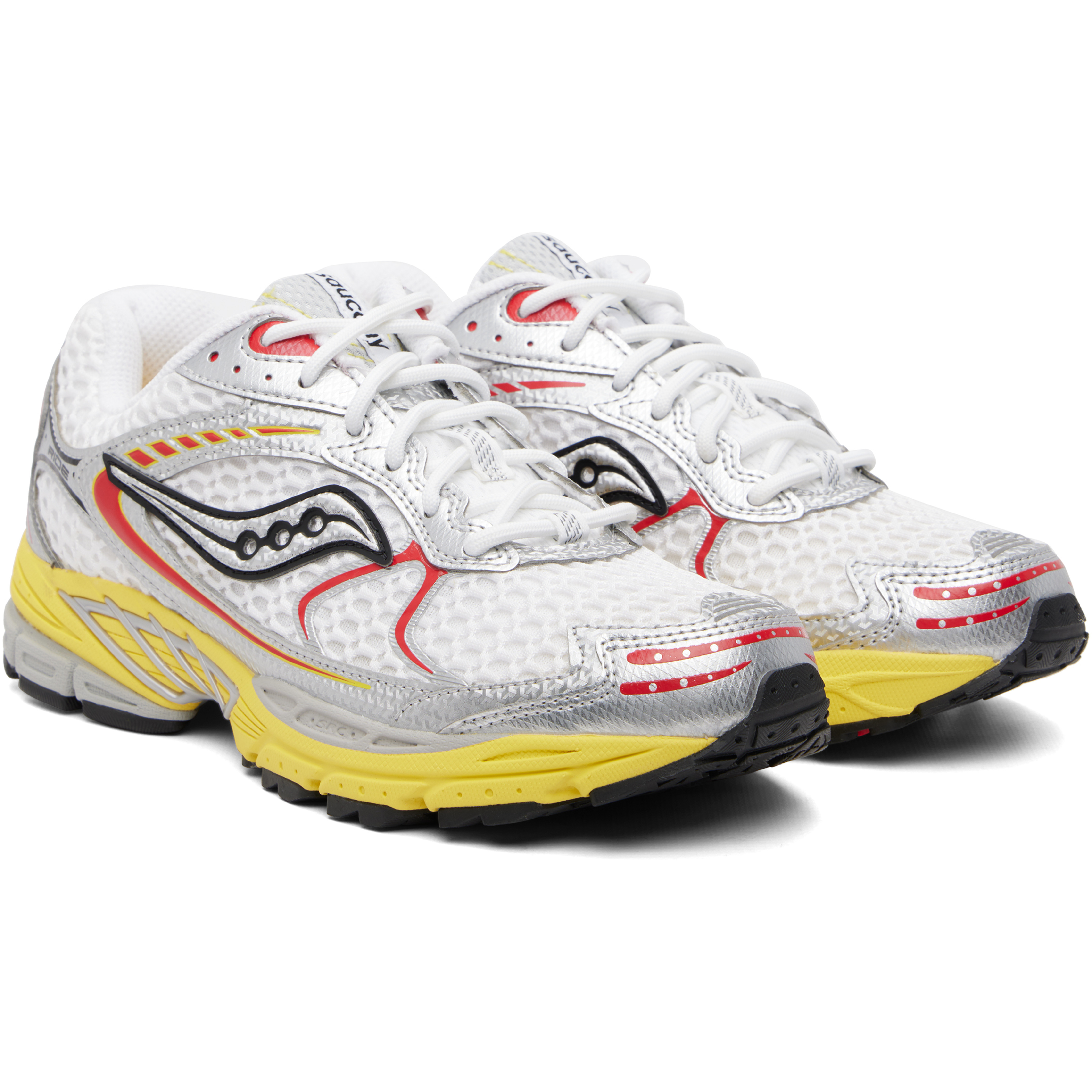 White & Silver Progrid Ride 1 Sneakers