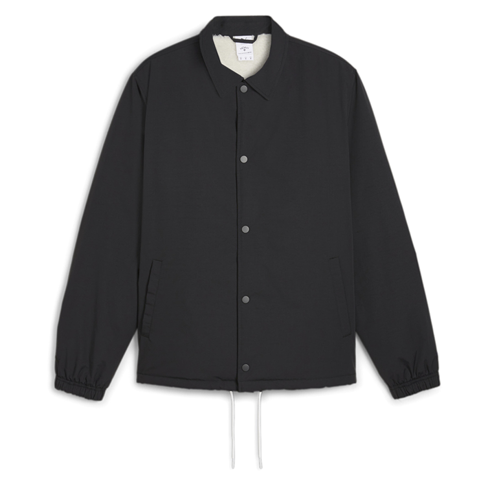 X NOAH Graphic Embroidered Button Up Jacket