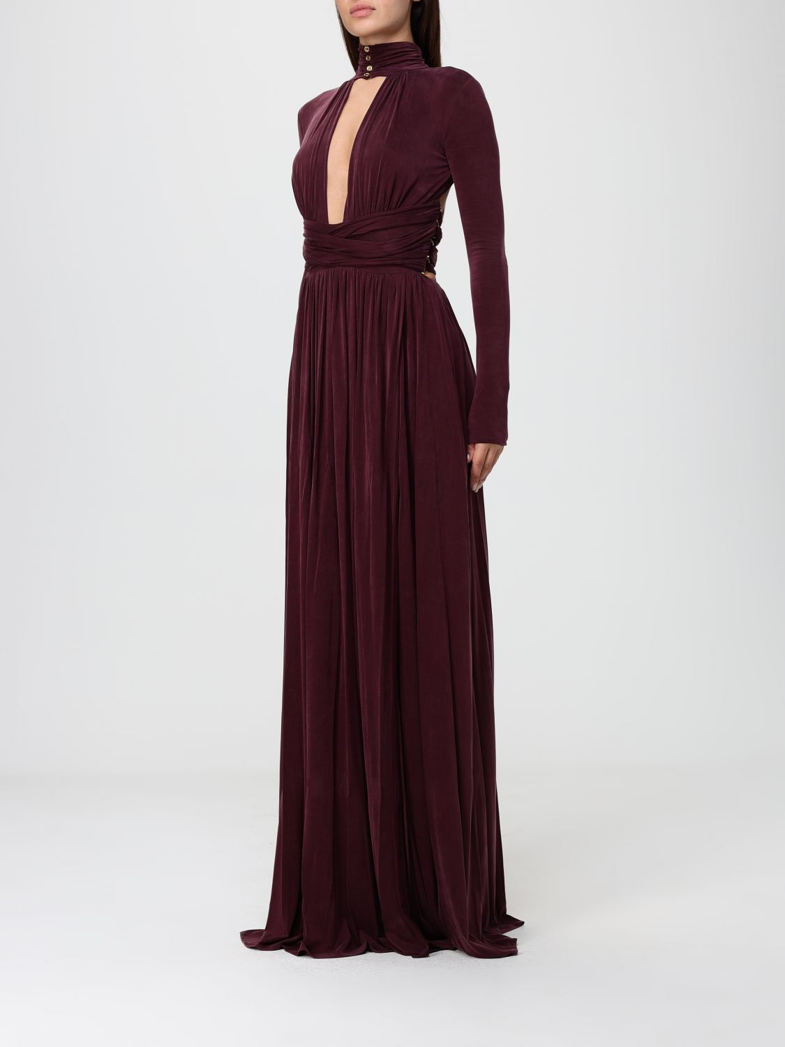 Dress Woman color Wine