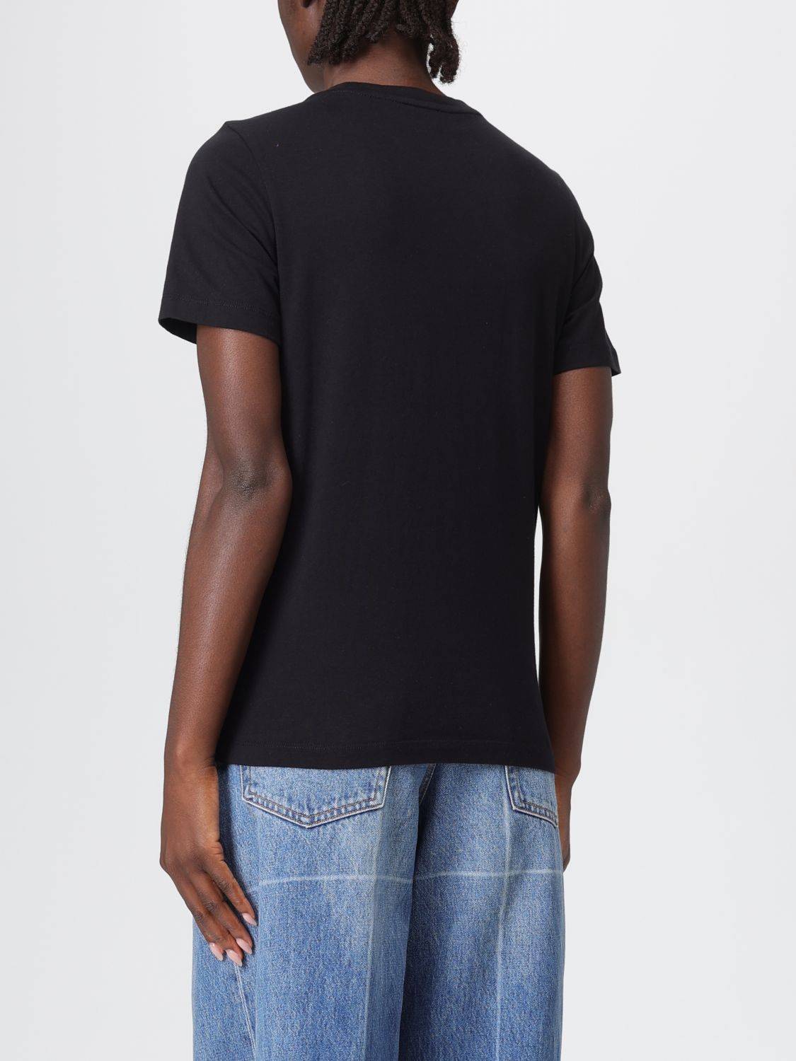 T-Shirt MAISON KITSUNÉ Woman color Black