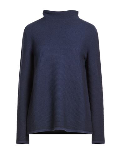 Woman Turtleneck Midnight blue Size 2 Wool, Silk, Cashmere