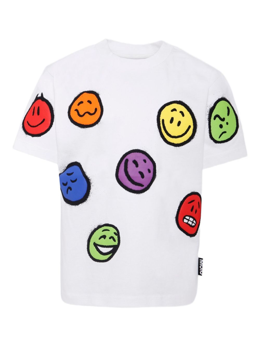Riley smiley-face T-shirt - White