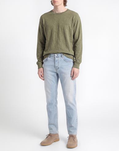 Man Jeans Blue Size 33 Cotton, Rubber