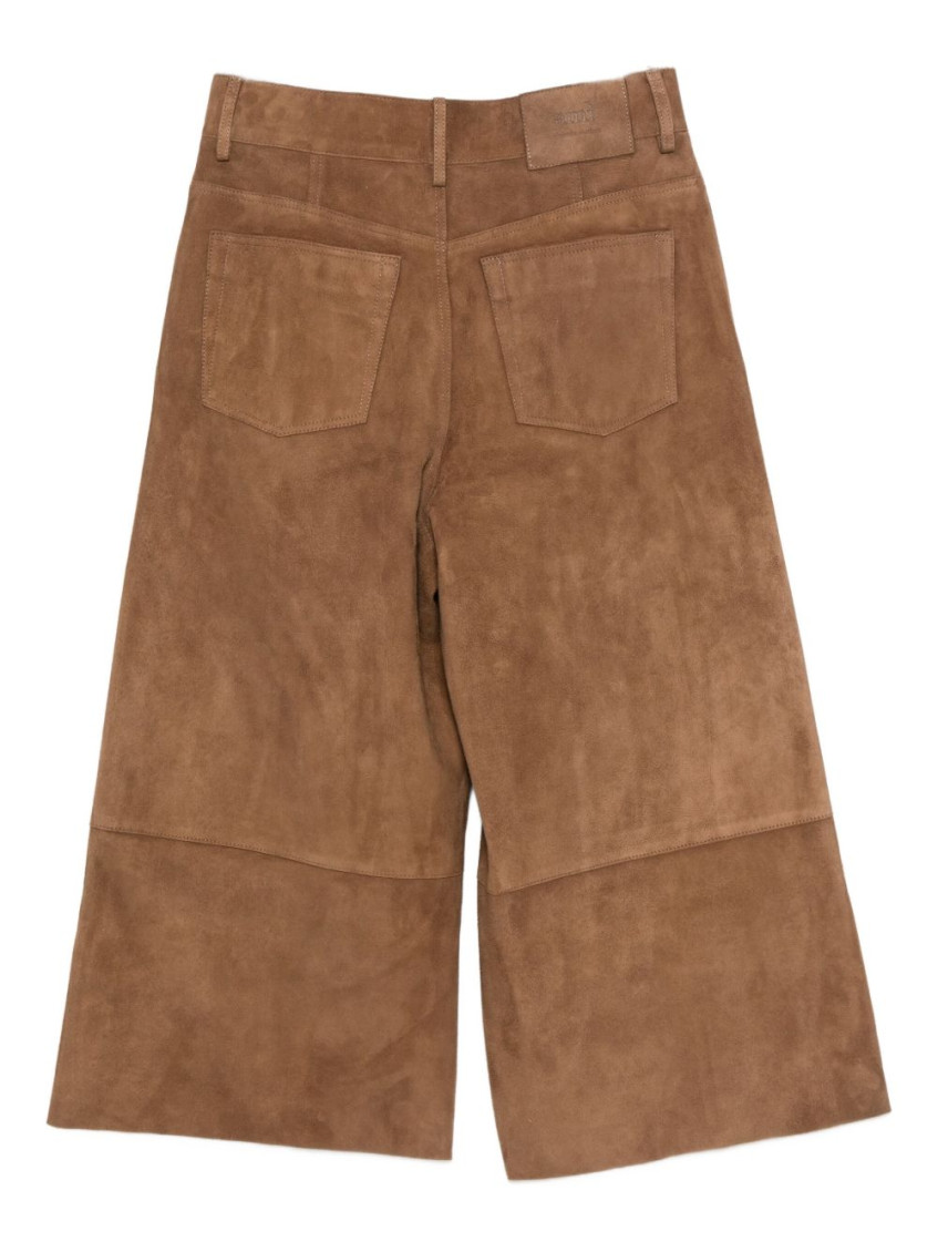 Suede Leather Trousers