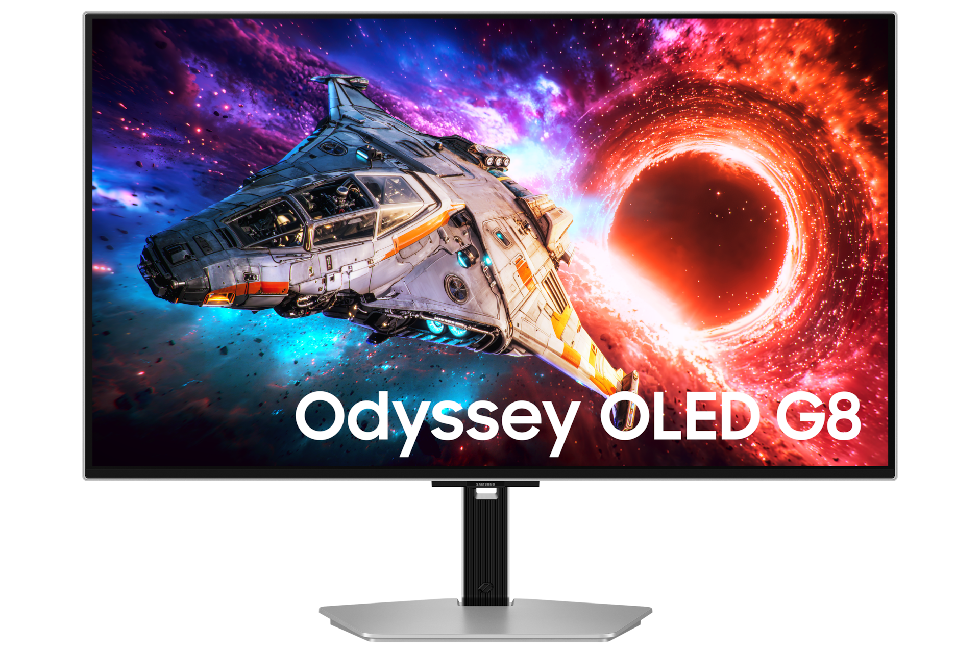 "32" Odyssey OLED G8 G80SH 4K 240Hz Gaming Monitor Silver"