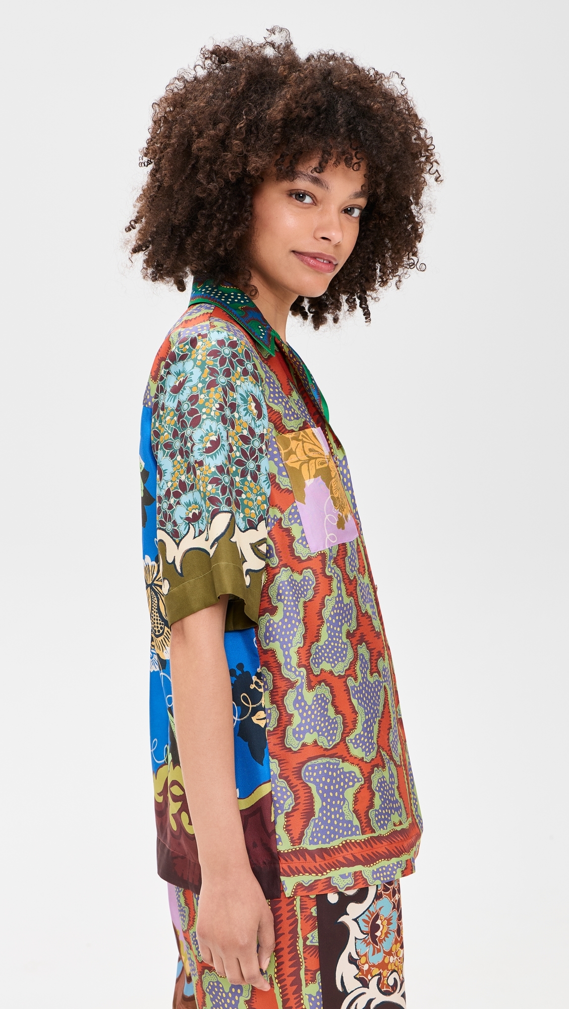 Arnie Silk Shirt Multi