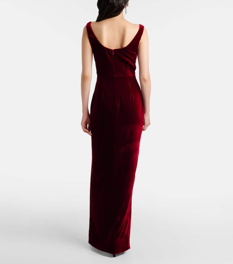 Velvet gown