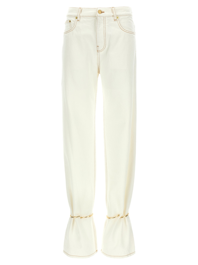 Darkpark - marion straight jeans belt loops pockets contrast