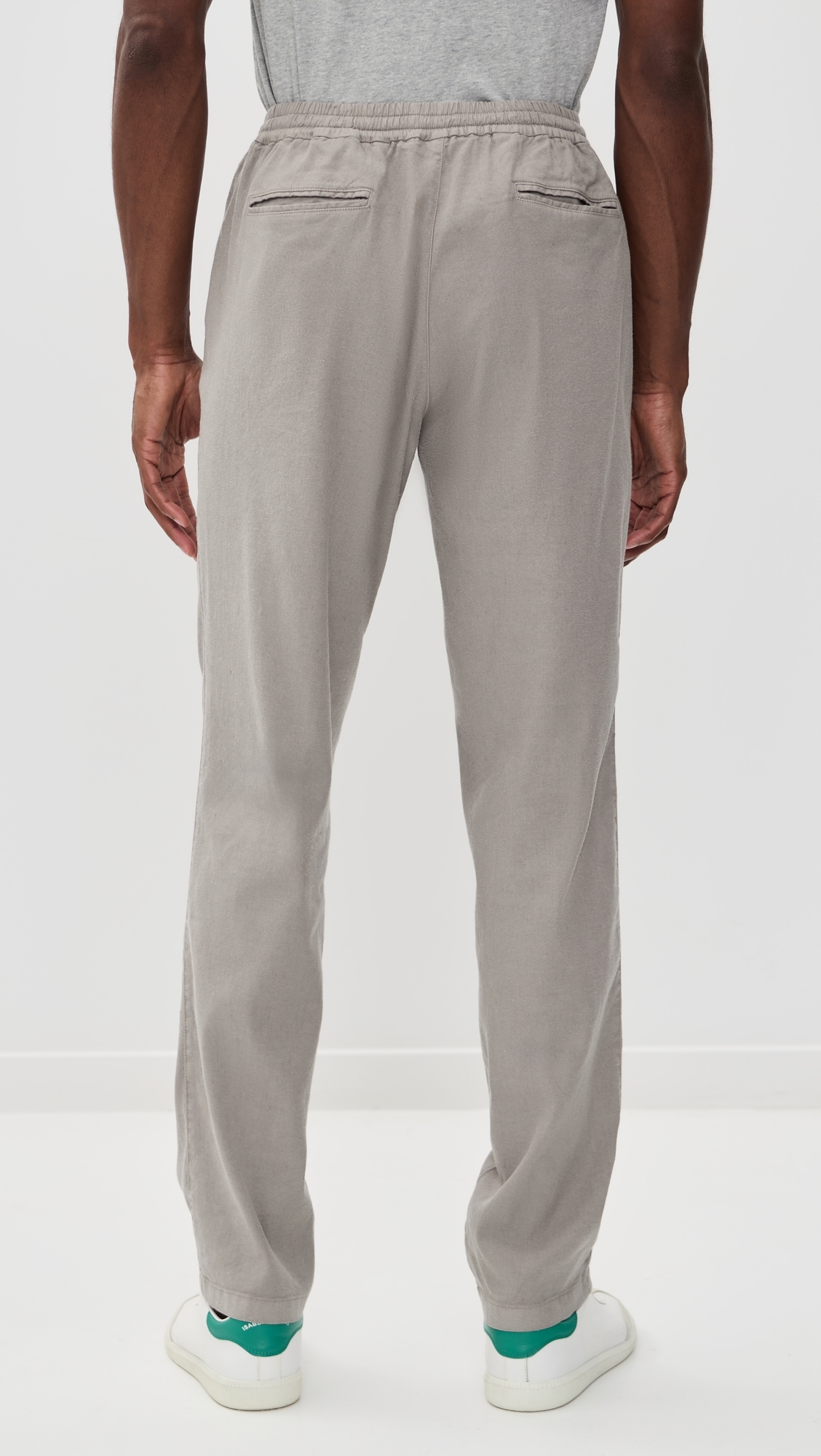 Easy Linen Drawstring Pants Mushroom
