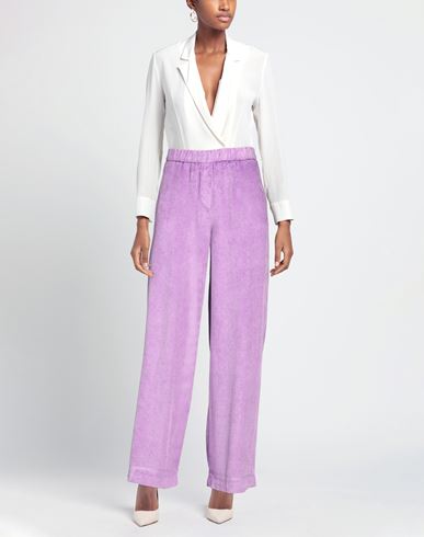 Woman Pants Mauve Size 4 Viscose