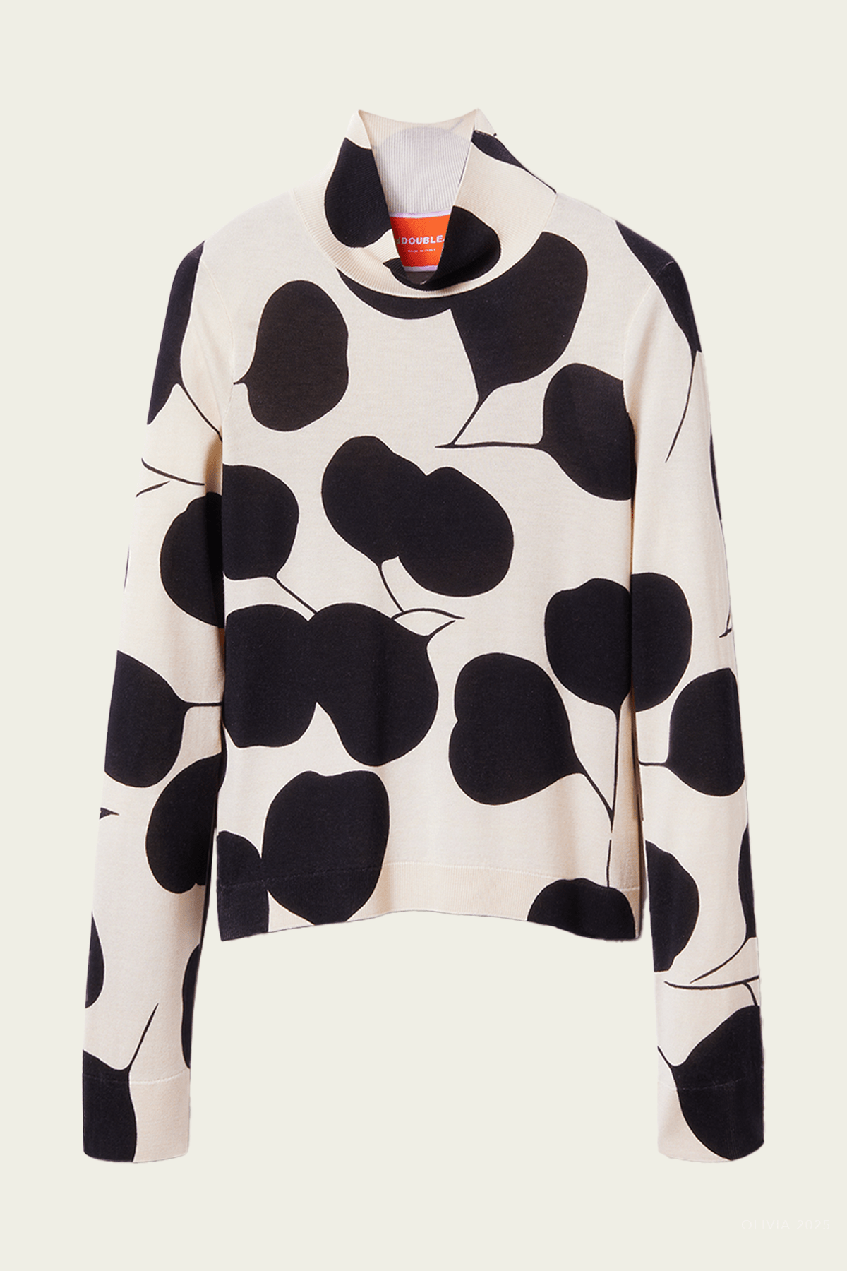 Silky Turtleneck in Lunaria Light Pink