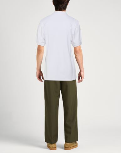 Man Polo shirt White Size L Cotton