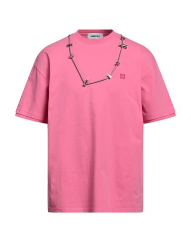 Man T-shirt Fuchsia