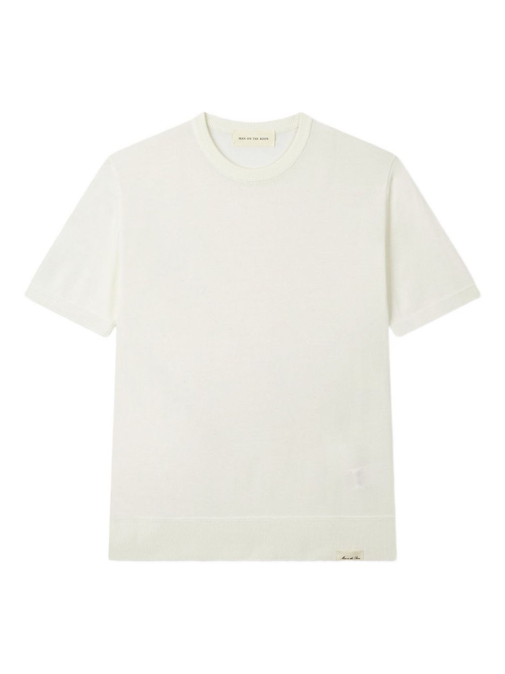 Crew-neck short-sleeve T-shirt - Neutrals
