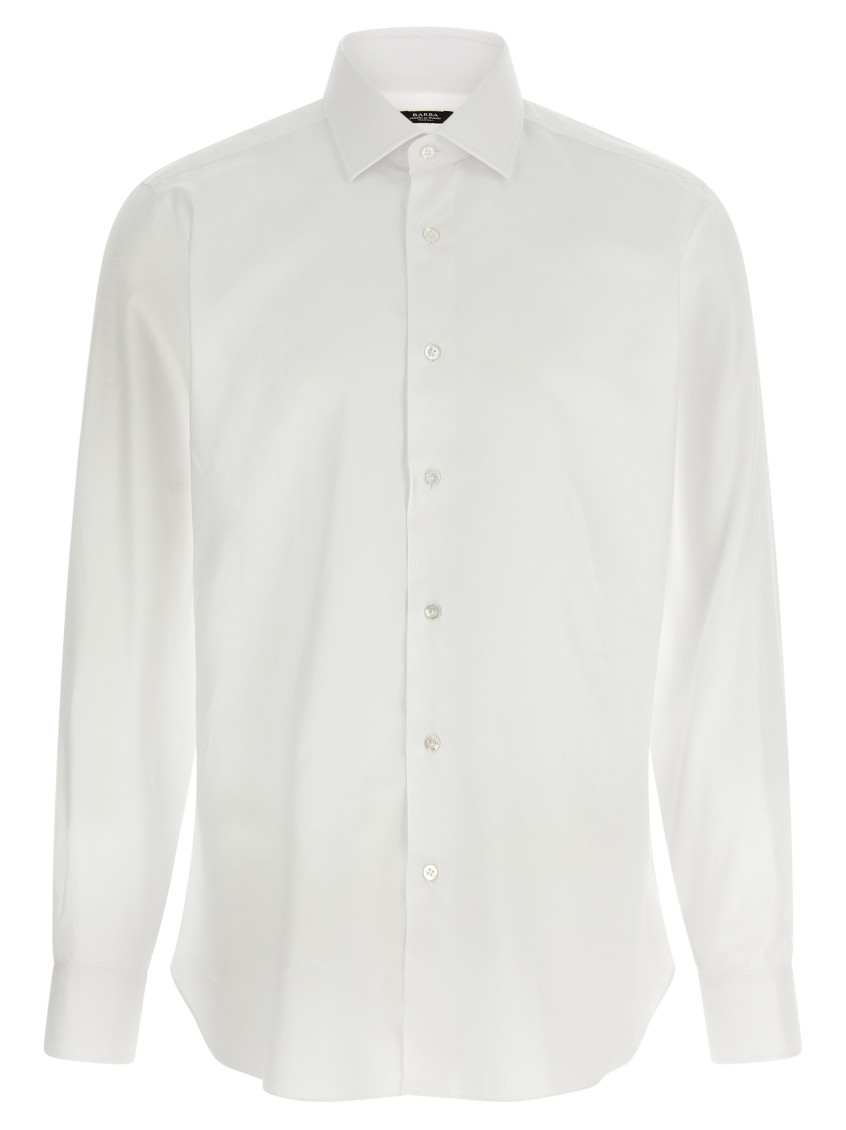 Barba - cotton shirt button down collar cuff