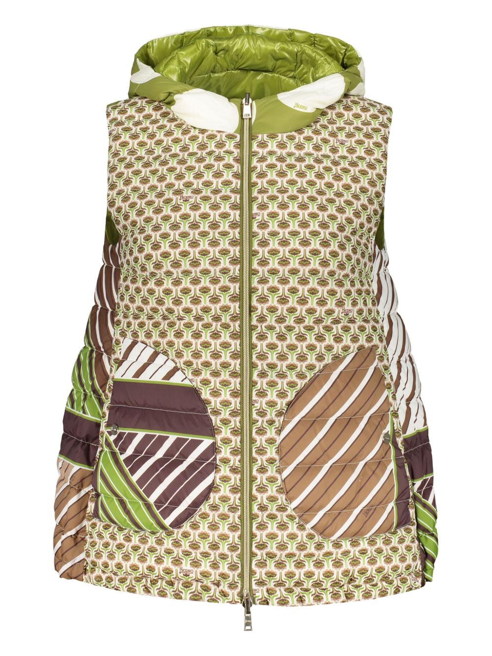 Herno reversible down gilet - Red