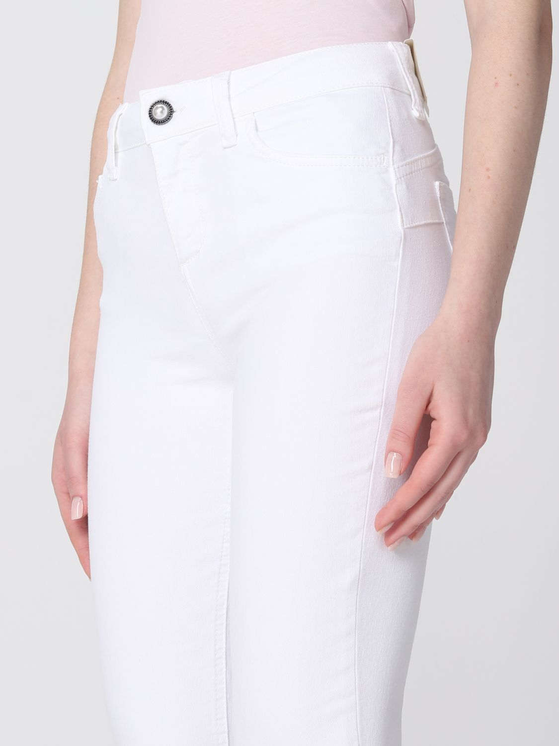 Jeans Woman color White