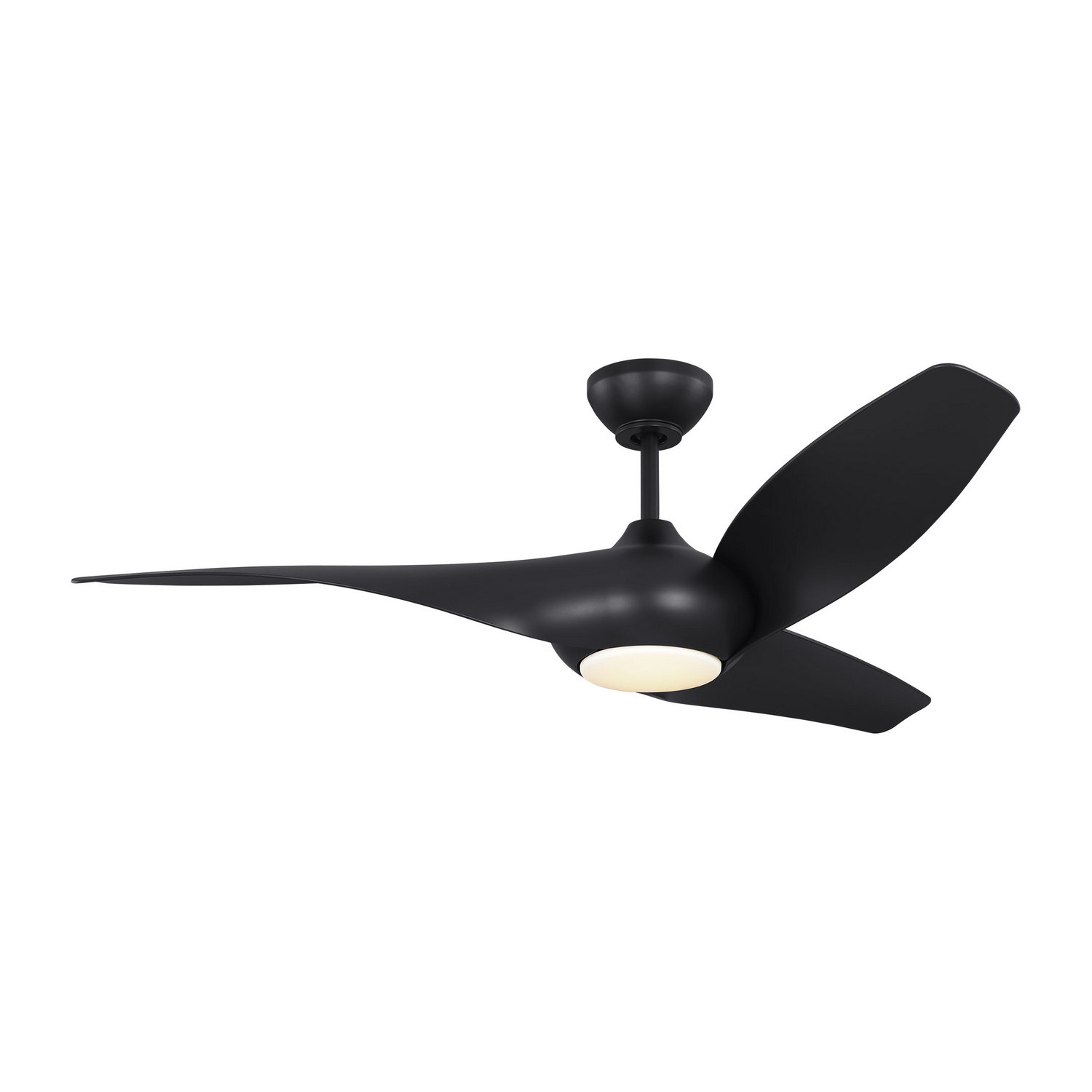 Midnight Black 52" Ceiling Fan from the Topan Smart 52 LED Collection