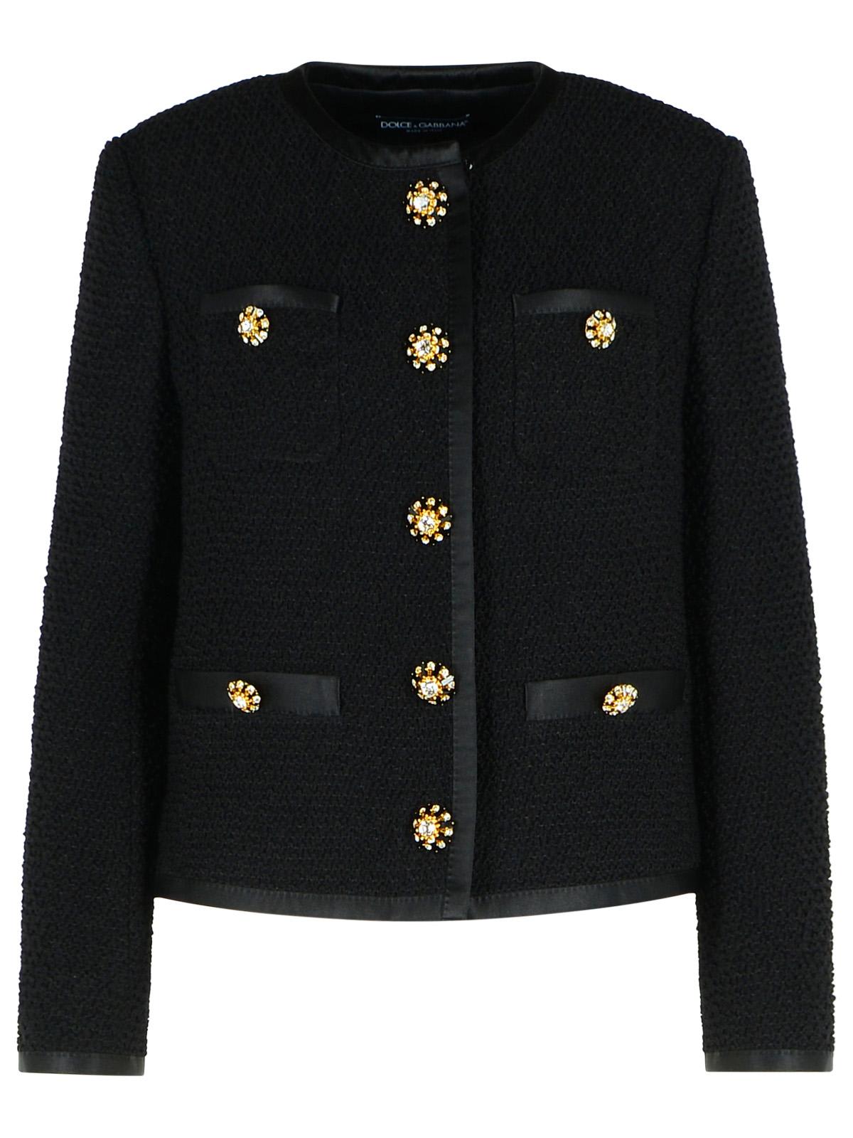 Black Wool Blend Jacket