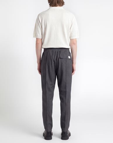 Man Pants Grey Size 34 Cotton, Polyamide, Elastane