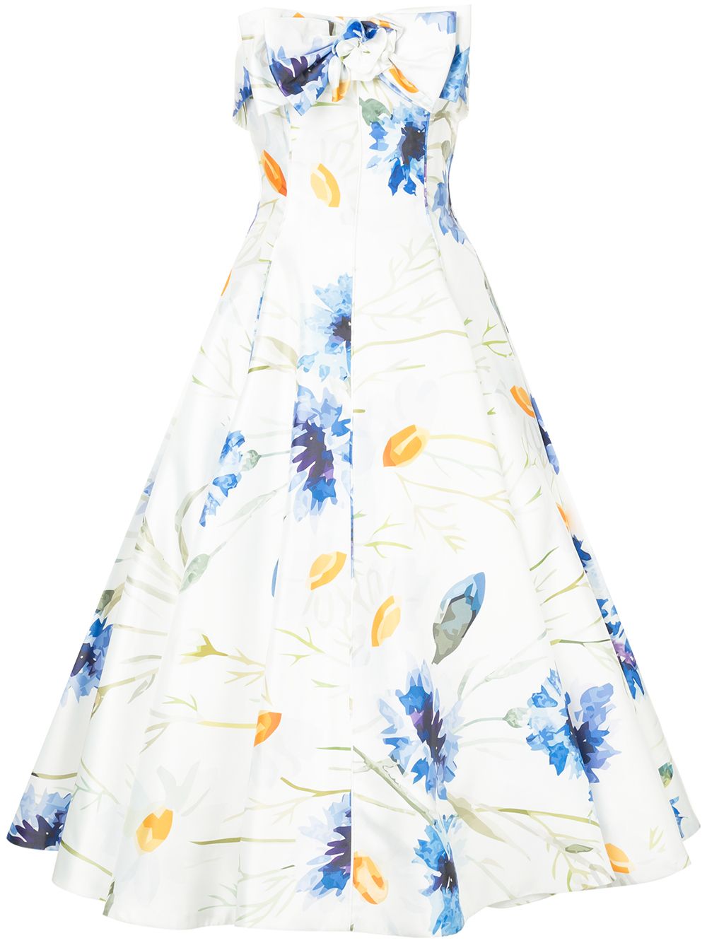 Carnation midi dress - White