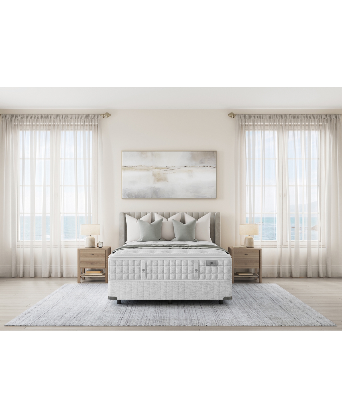 "by Aireloom Vitagenic CopperTech Silver ll 12.5"" Firm Tight Top Mattress - California King, Created for Macy's"