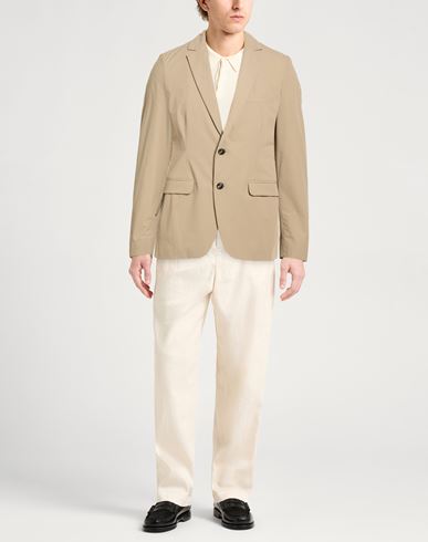 Man Blazer Beige Size 44 Polyamide, Elastane