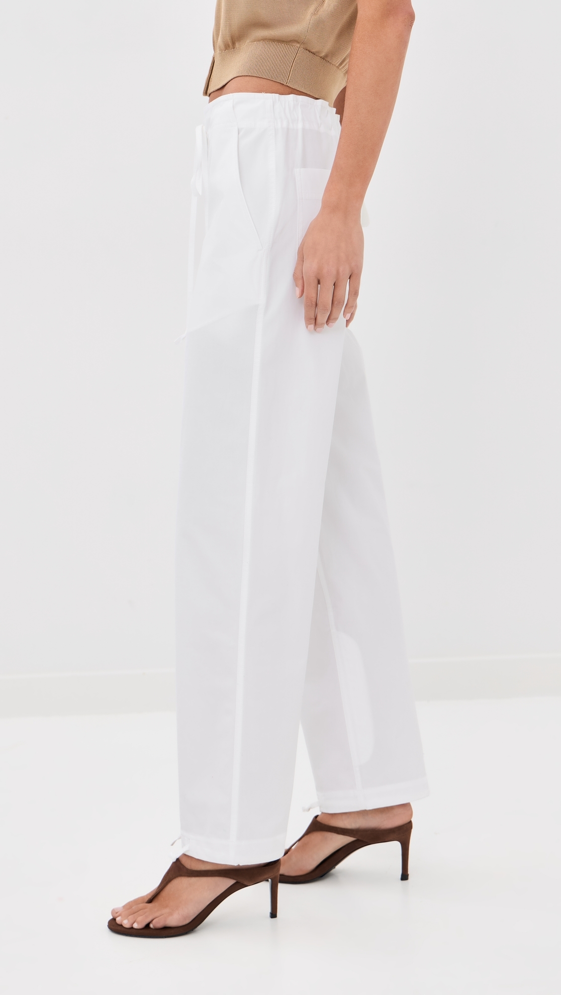 Cargo Trousers White