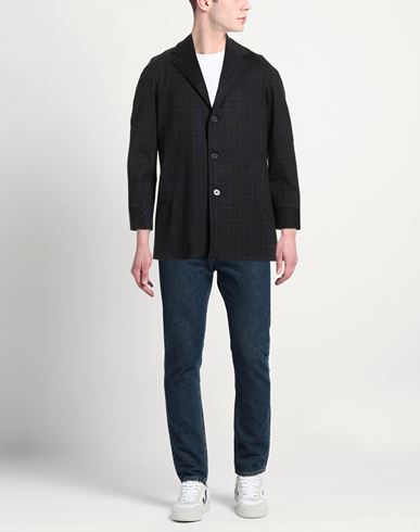 Man Jacket Midnight blue Size 36 Polyester, Viscose, Elastane