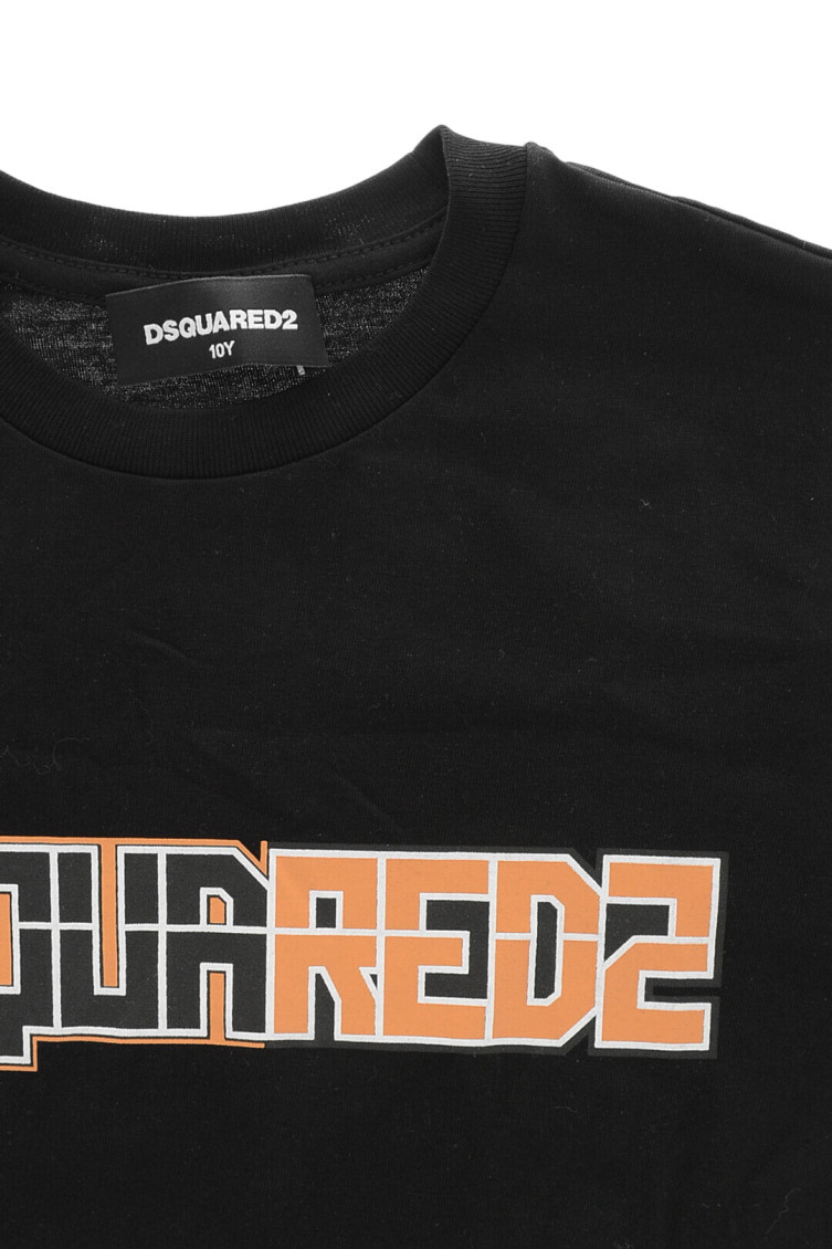 Boys Black Logo T-Shirt
