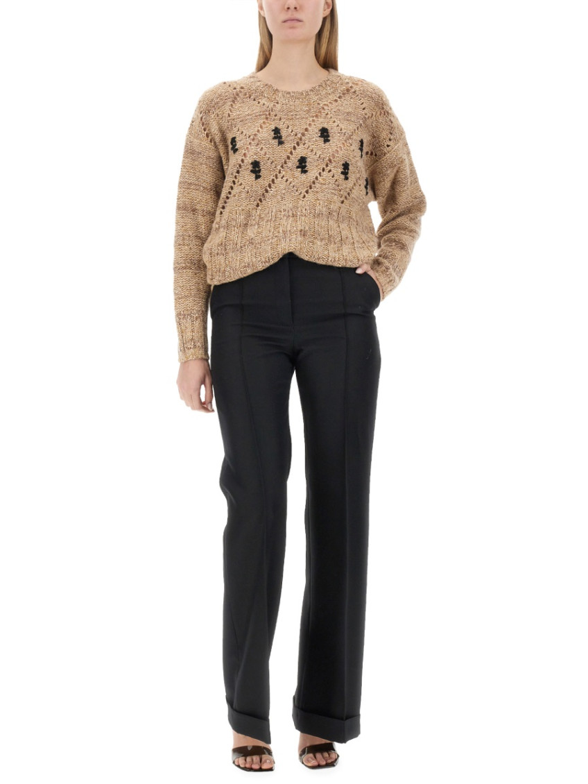 Cormio - oversize knitwear crew neck diamond pattern