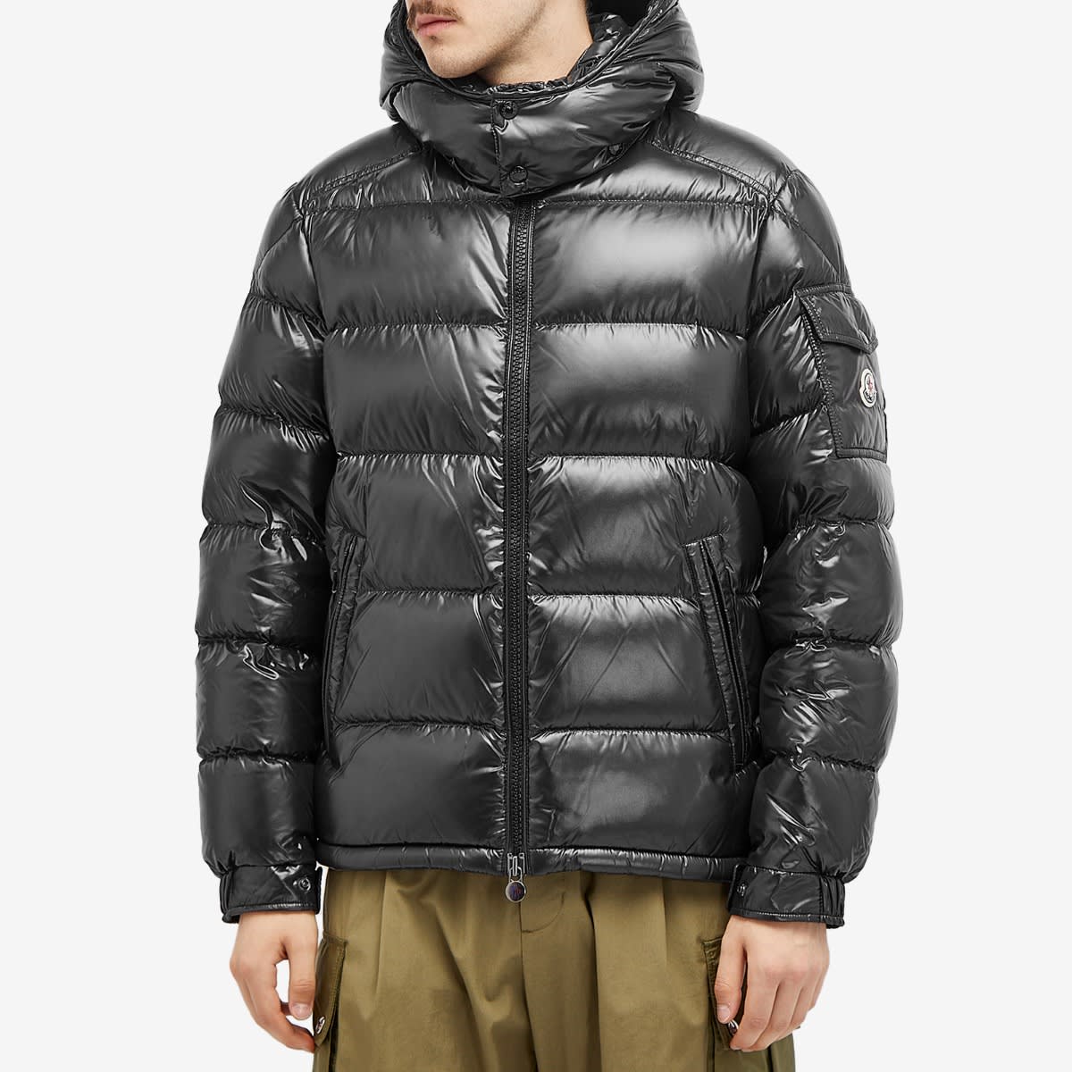 Men's Maya Down Jacket in Black, Size 1