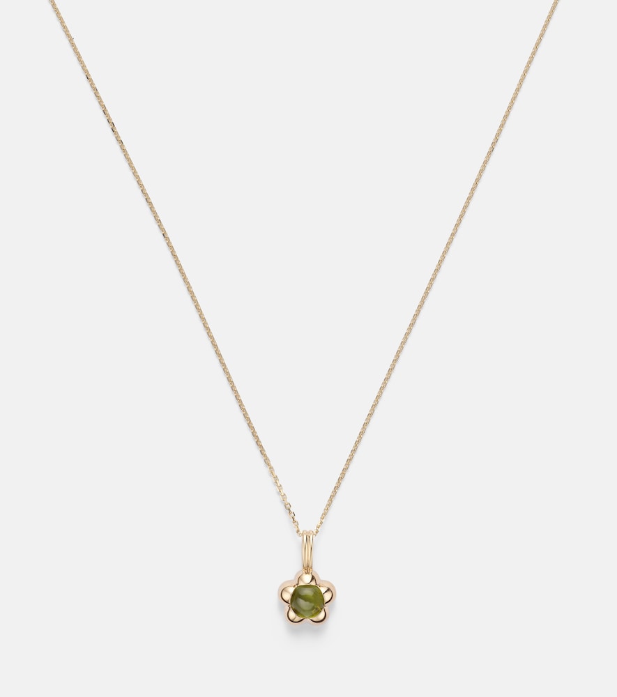 Kensington 14kt gold necklace with peridot