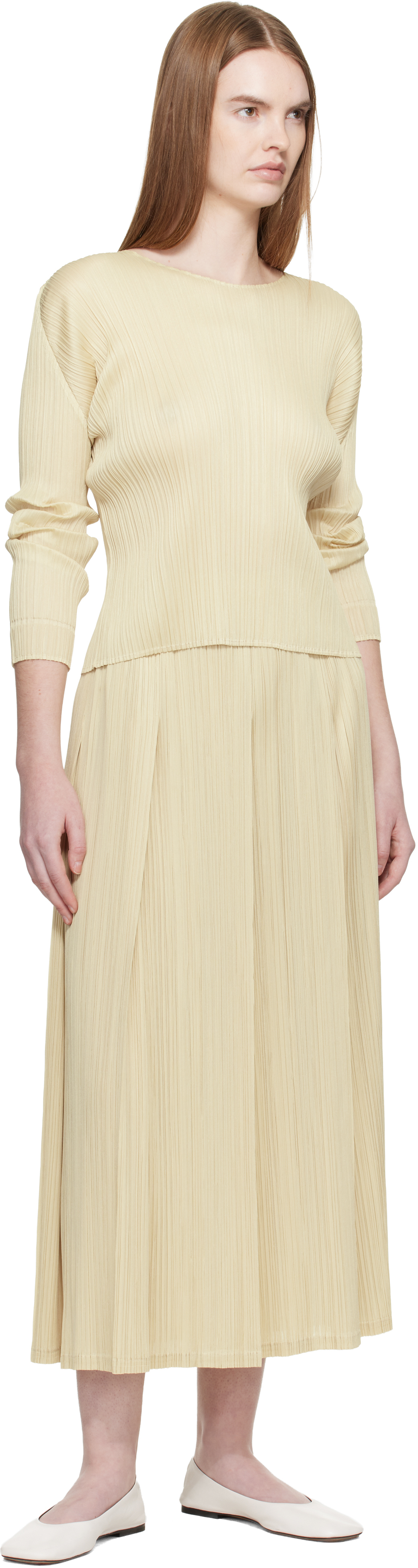 Beige Monthly Colors December Blouse