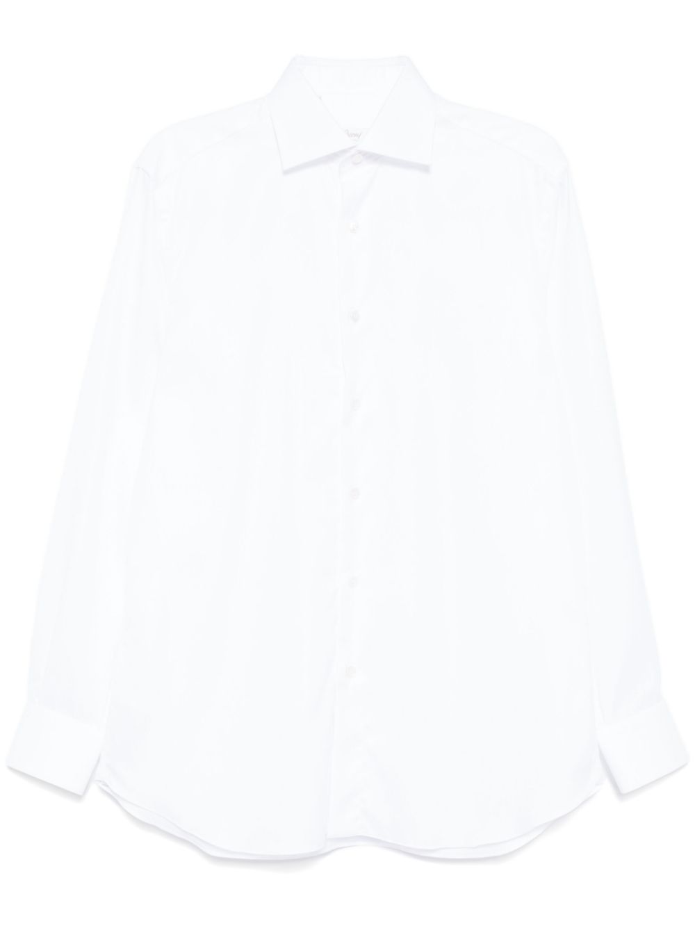 Spread collar shirt - White