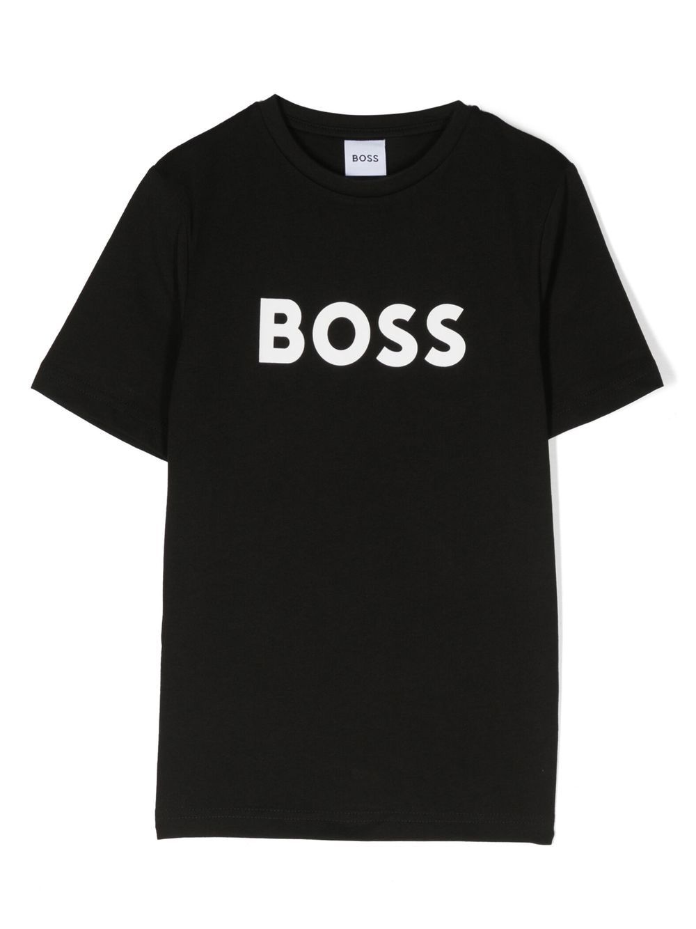 Logo-embossed t-shirt - Black