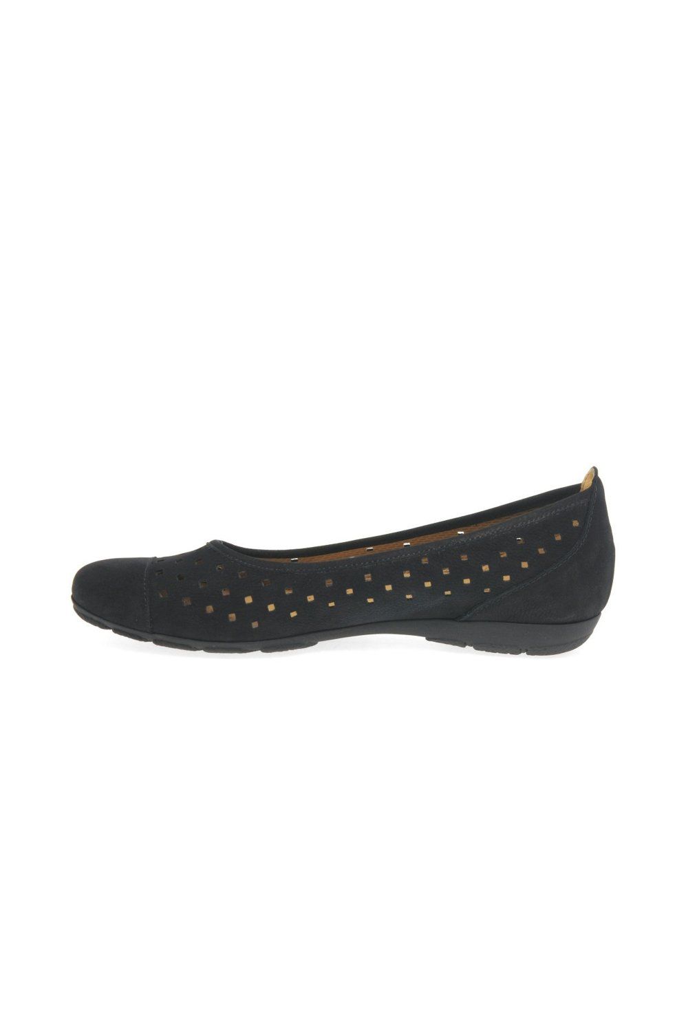 Gabor Women's 'Ruffle' Casual Shoes in Jet Black