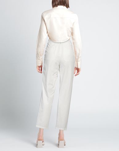 Woman Pants White Size 4 Cotton