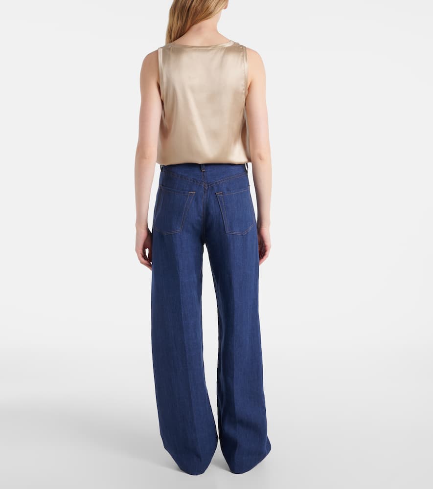 X Argent Ayla mid-rise wide-leg jeans