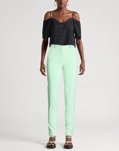Woman Pants Light green Size 6 Polyester, Elastane