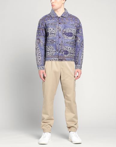 Man Puffer Purple Size L Cotton