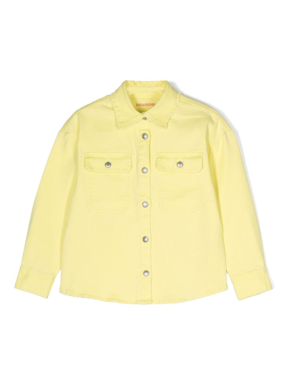 Denim shirt jacket - Yellow