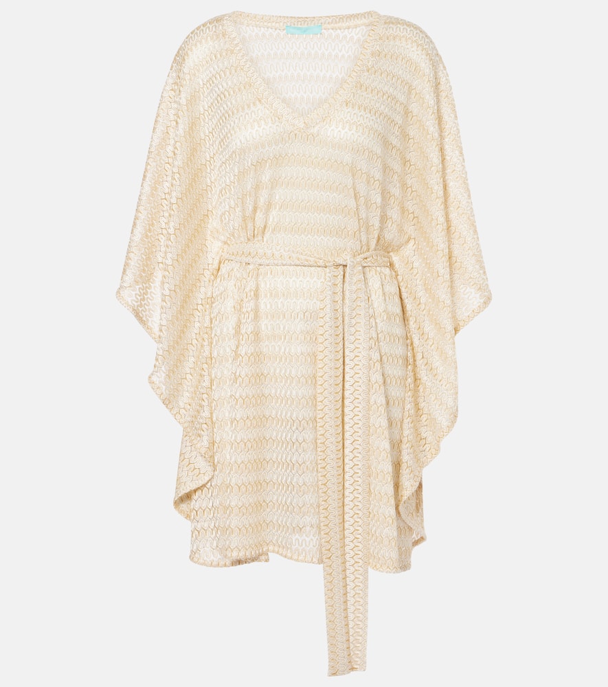 Melissa Odabash Anna lamé beach cover-up