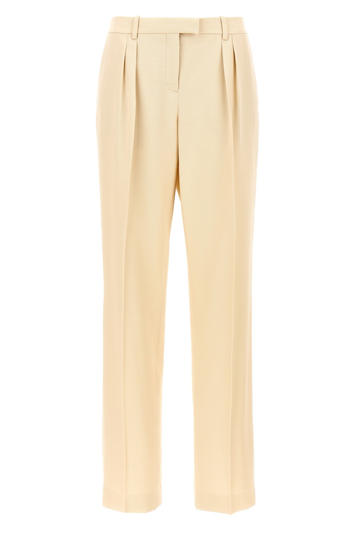 Pants With Front Pleats
