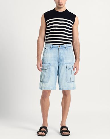 Man Denim shorts Blue Size 29 Cotton, Recycled cotton